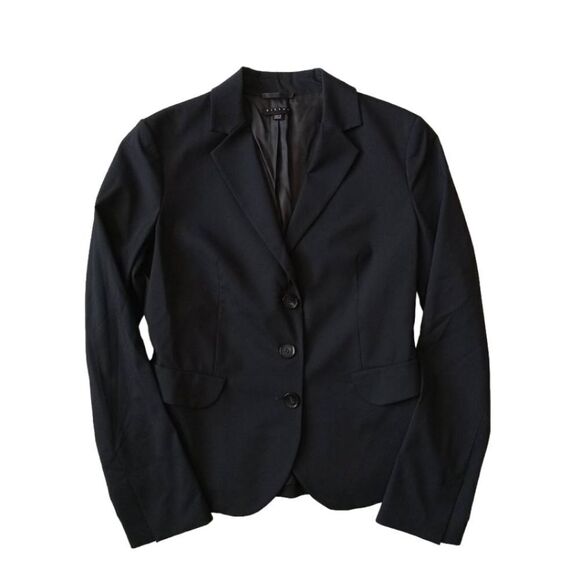 Sisley Gray Long Sleeve Fully Lined Fitted Blazer Jacket Women's Size 42 US 8 - Picture 1 of 14